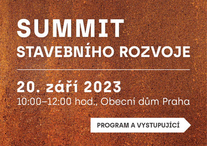SUMMIT stavebního rozvoje - 20. září 2023, 10:00-12:00 hod., Obecní dům Praha (Program a vystupující)