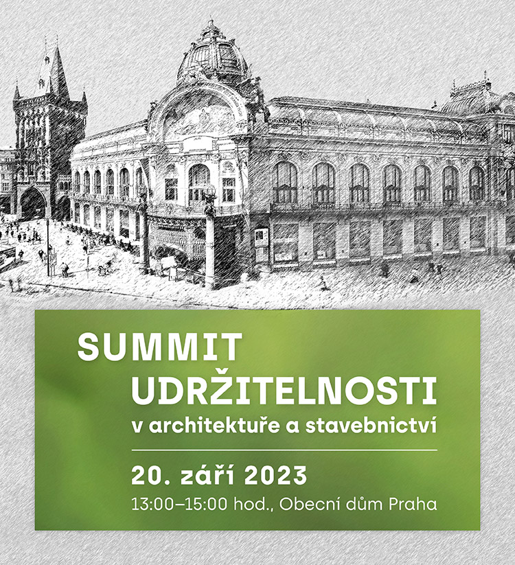 Summit udržitelnosti v architektuře a stavebnictví - 20. září 2023, 13:00-15:00 hod., Obecní dům Praha,  Setkání při obědě - setkání hostů summitu při gurmánském obědovém rautu 20. září 2023 (12:00-13:00 hod., Obecní dům Praha)