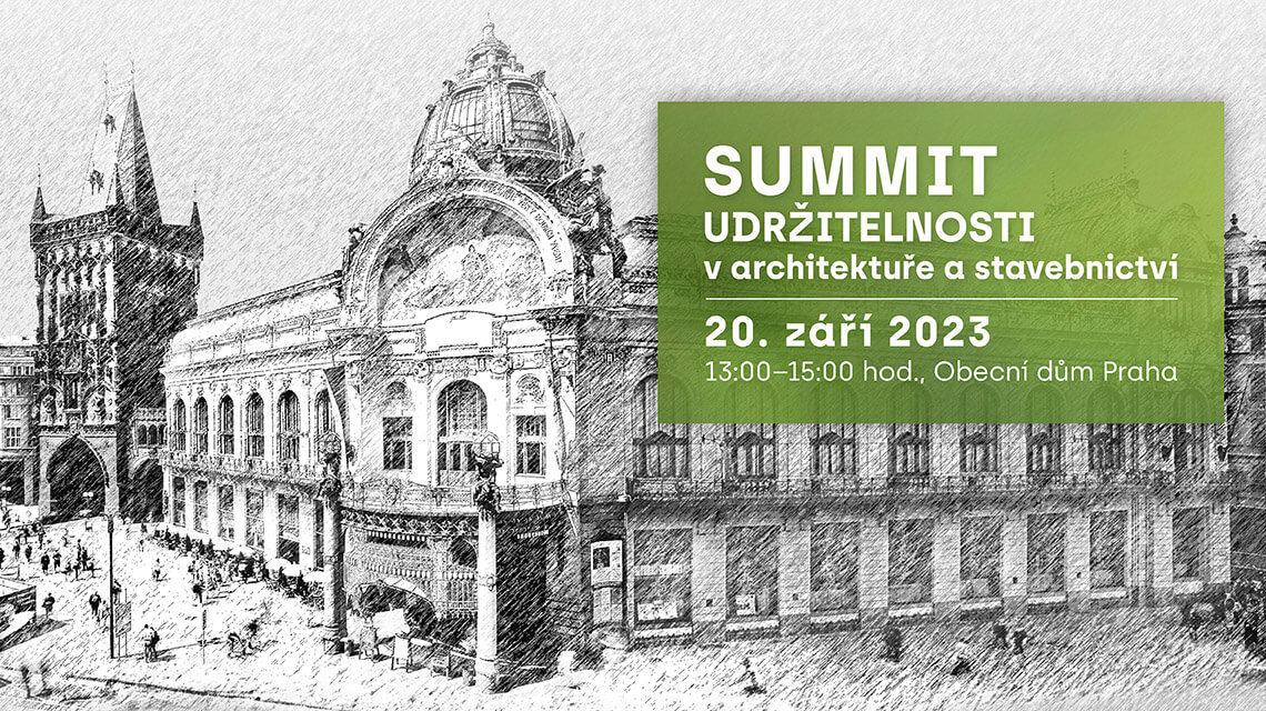 Summit udržitelnosti v architektuře a stavebnictví - 20. září 2023, 13:00-15:00 hod., Obecní dům Praha,  Setkání při obědě - setkání hostů summitu při gurmánském obědovém rautu 20. září 2023 (12:00-13:00 hod., Obecní dům Praha)